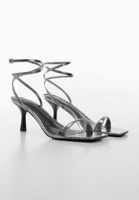 Mango Sandals - silver-coloured