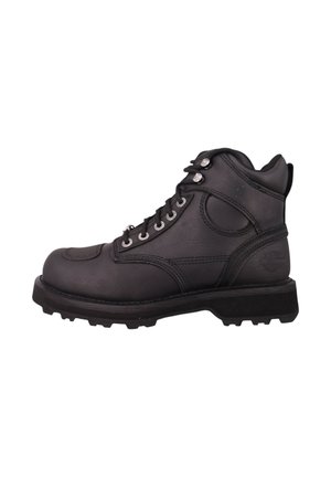 Schnürstiefelette - black