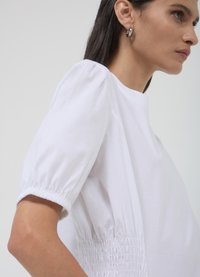 Calliope EN POINT DE SMOCK - Camicetta - blanc