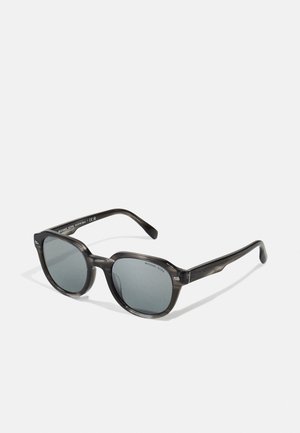 EGER - Sunglasses - black horn/grey mirror gradient