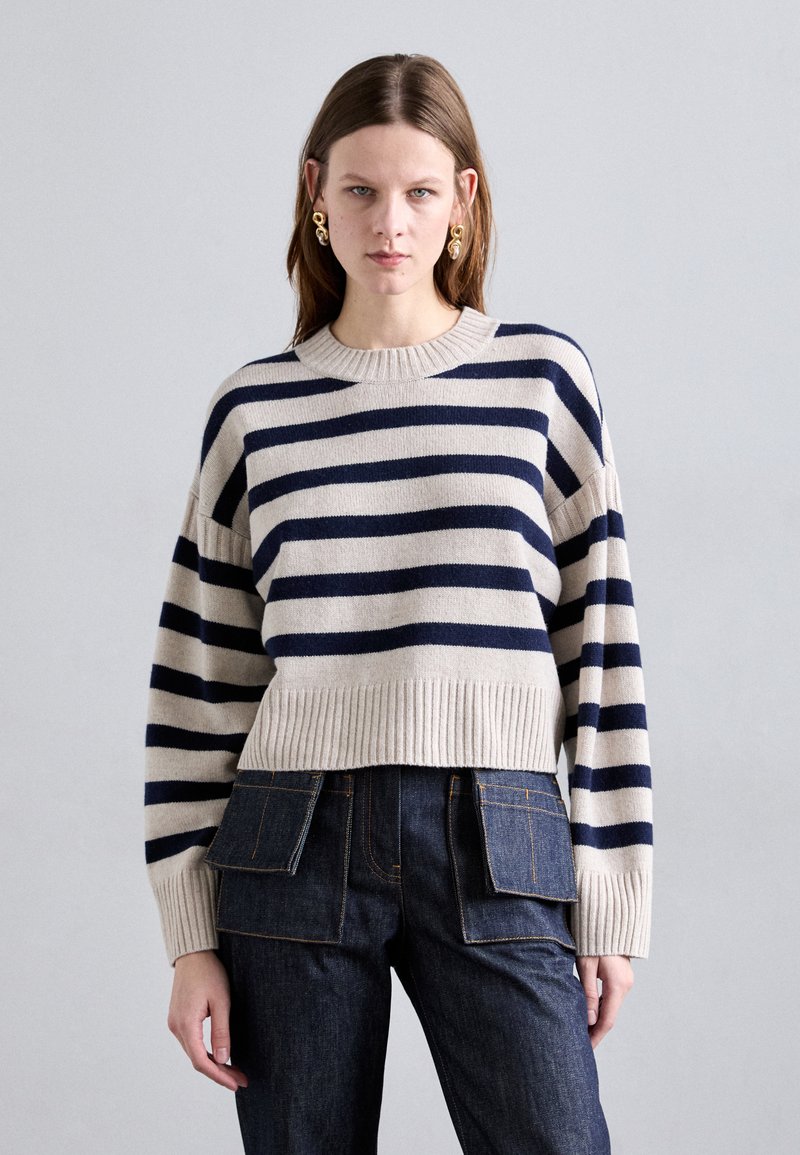 Vanessa Bruno ESTHER - Πουλόβερ - ecru/marine