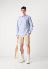Calvin Klein STRIPE SHIRT - Majica - white/dutch blue