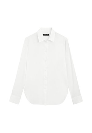 Massimo Dutti, FLOWING WITH SHIRT COLLAR - Košilová halenka  - white