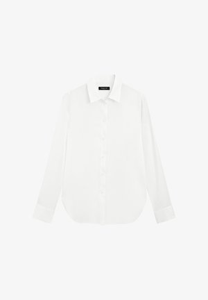 Massimo Dutti, FLOWING WITH SHIRT COLLAR - Overhemdblouse - white