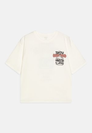 NKMTIBILBO - Print T-shirt - cloud dancer