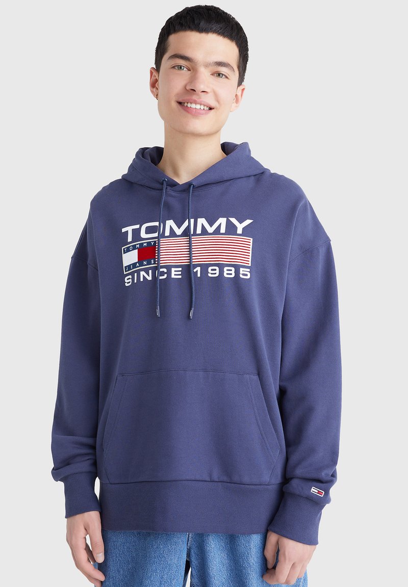 Tommy Jeans ATHLETIC LOGO HOODIE Sweat à capuche twilight navy/bleu