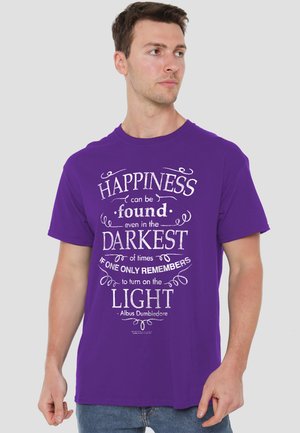 Cotton Soul, HARRY POTTER HAPPINESS - Print T-shirt - purple