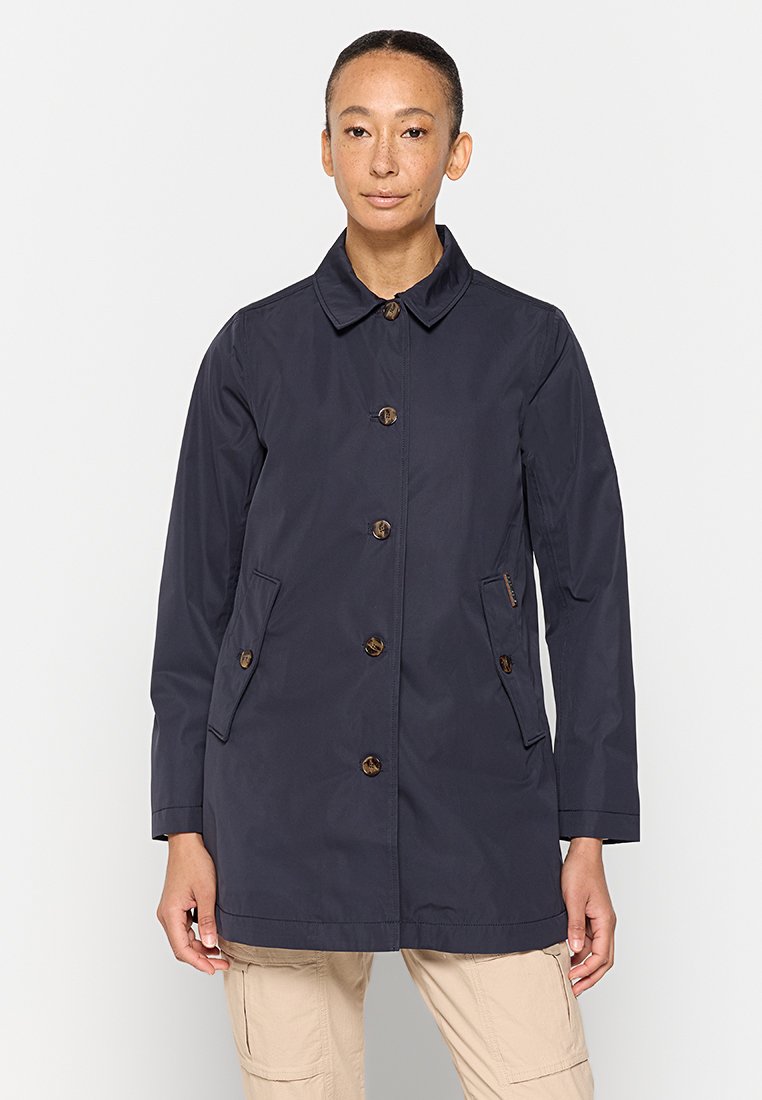 Didriksons Halflange jas donkerblauw Didriksons Halflange jas donkerblauw