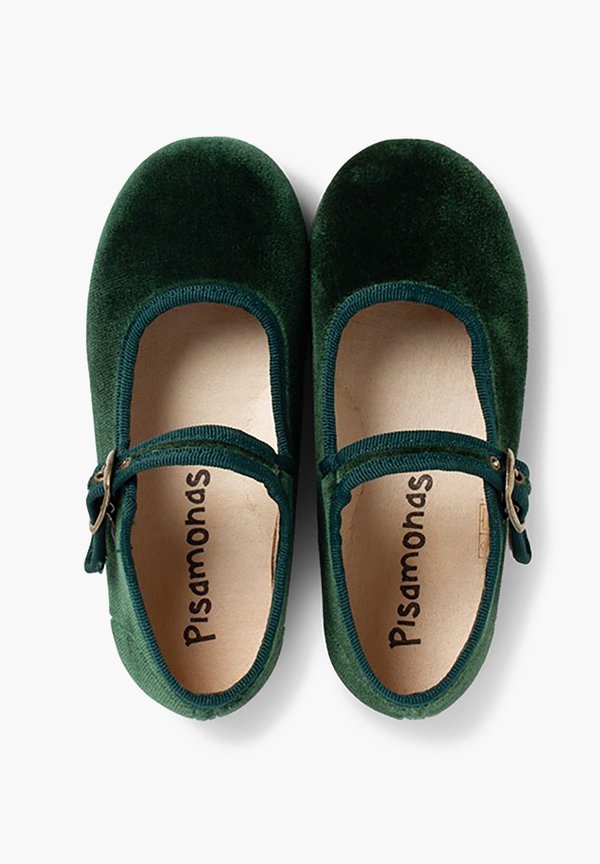 TERCIOPELO HEBILLA – Lauflernschuh – verde