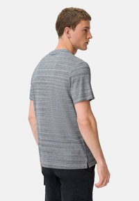 camel active MIT COOLING PERFORMANCE - T-shirts basic - stone blue