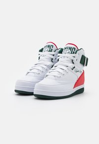Patrick Ewing EWING 33 HI W PU - Sapatilhas de cano alto - white/sycamore/chinese red