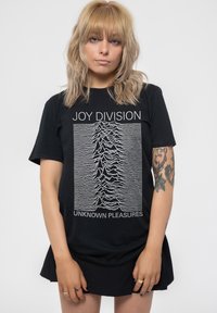 Paradiso Clothing DIVISION UNKNOWN PLEASURES - Print T-shirt - black