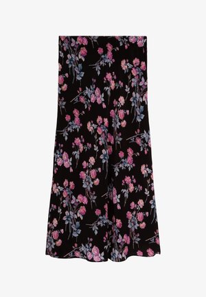 The Kooples Falda acampanada - black pink
