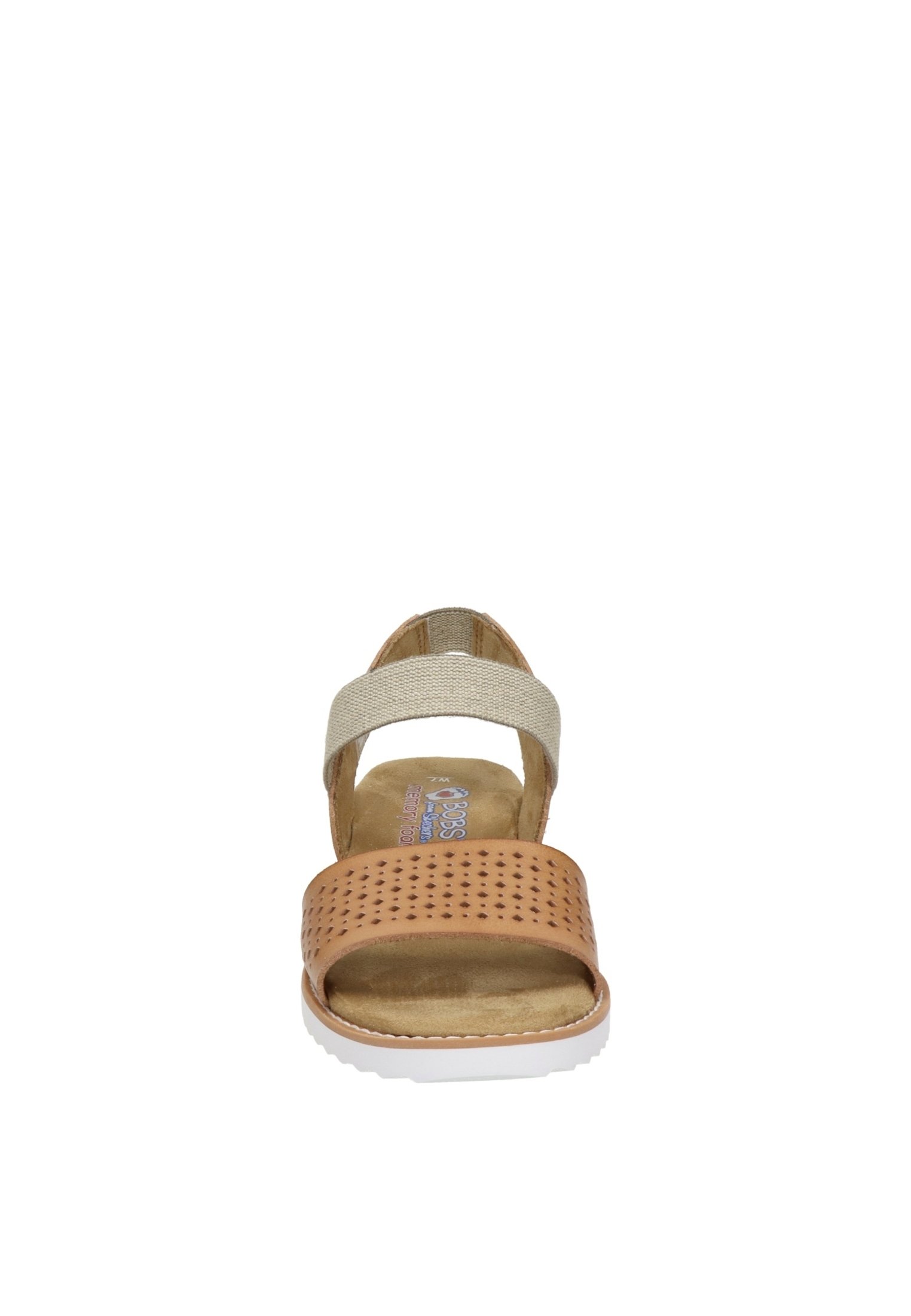 BOBS from Skechers KISS - Sandalen met sleehak - cognac - Zalando.nl