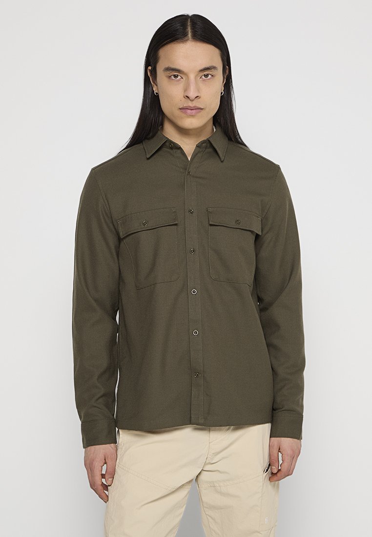 Icebreaker Overhemd kaki