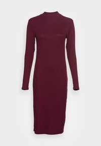 Modström KROWN NECK DRESS - Vestido direito - currant