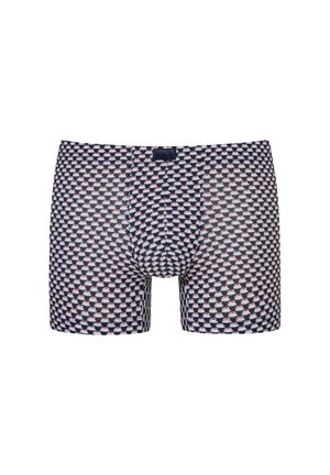 mey, MEY TRUNK SHORTY SERIE ESPRESSO LOVERS MIT PRINT - Lange Boxershorts - marine