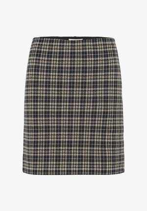 Part Two, PWCORINNE - Jupe trapèze - dark navy check
