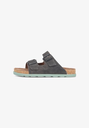 Rieker, RIEKER PANTOLETTEN 21190 - Pantolette flach - grey