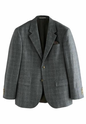 REGULAR FIT - CHECK - Anzugsakko - grey