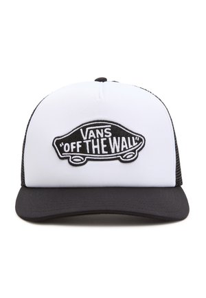 Vans CLASSIC PATCH CURVED BILL TRUCKER - Kšiltovka - black white