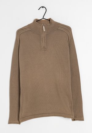 Next Striktrøje - brown