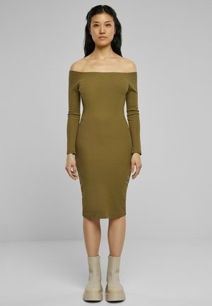 OFF SHOULDER LONGSLEEVE - Jumper dress - tiniolive