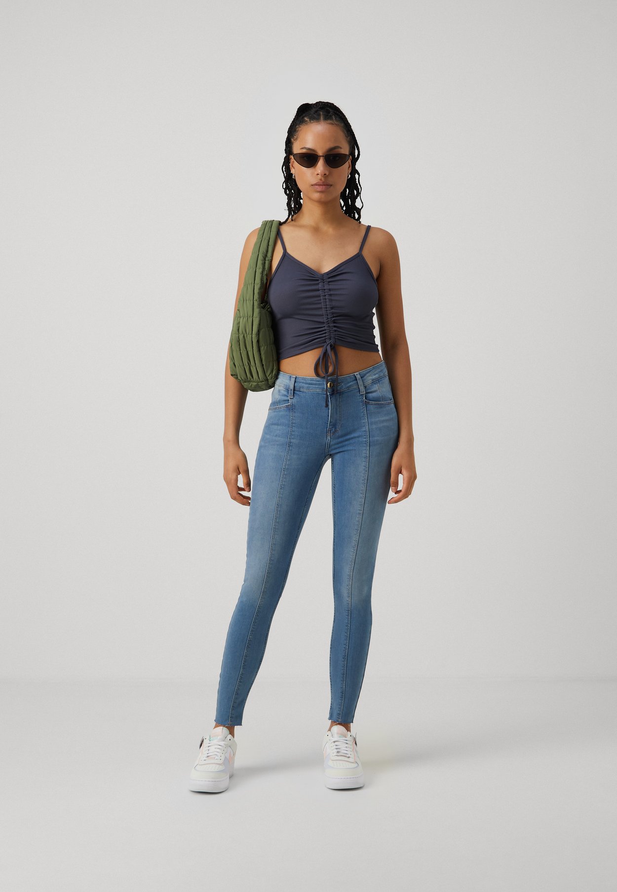 ONLBLUSH MID WAIST FRONT PLEAT
