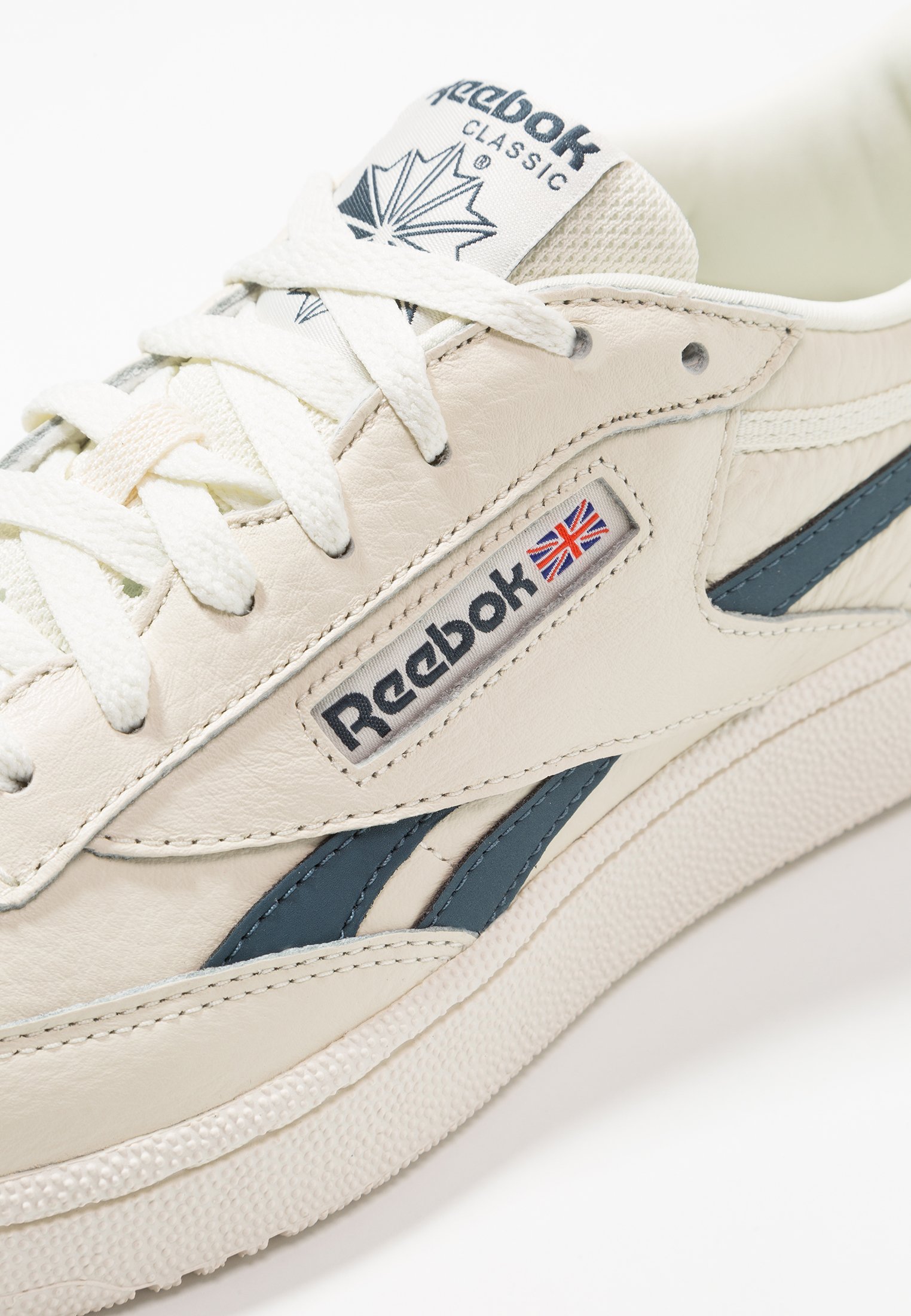reebok classic white blue