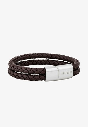 SIMPLICITAS - Bracelet - brown and silver coloured