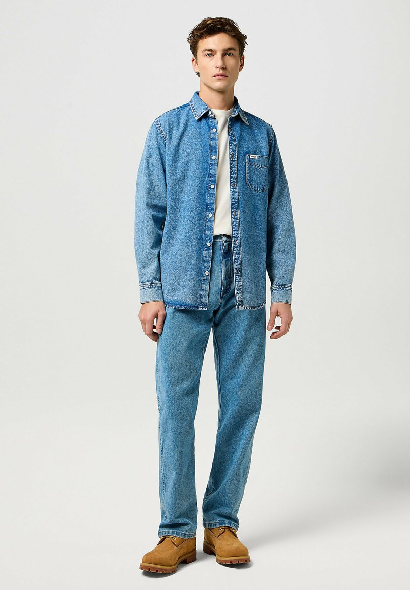 Wrangler Camisa indigo valley/azul marino