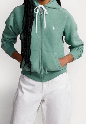 Sweat zippé - green