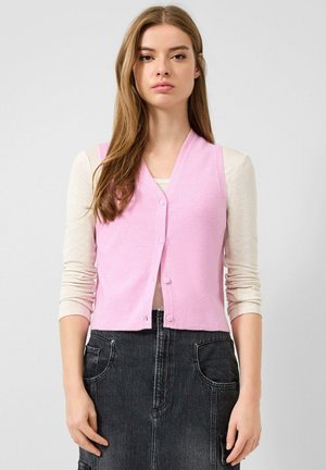 STRICKJACKE - Bodywarmer - rosa