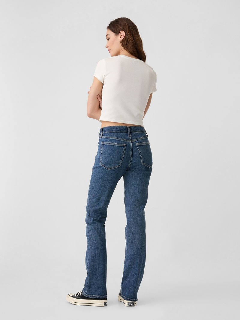 Jean taille basse évasé - Bleu denim - Ladies | H&M CA