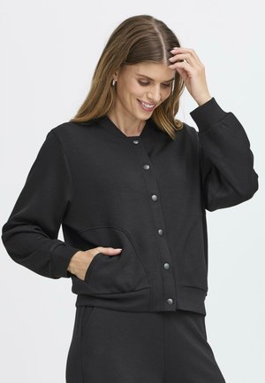Fransa Bomber stiliaus striukė - black