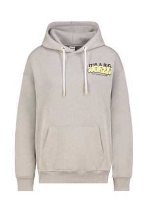 MIT COMIC SCHRIFT - Hoodie - beige