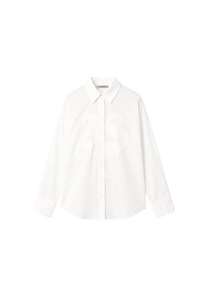 AllSaints, SPARROW EMB SHIRT - Camicia - optic white