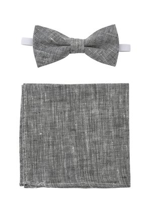 Prince Bow Tie SET - Einstecktuch - grau