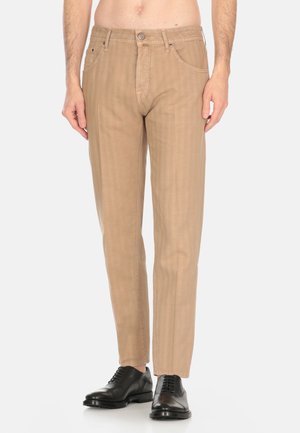Jeans a sigaretta - beige