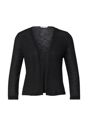 Street One, 3/4-ARM JACKE IN OFFENER PASSFORM - Gilet - black