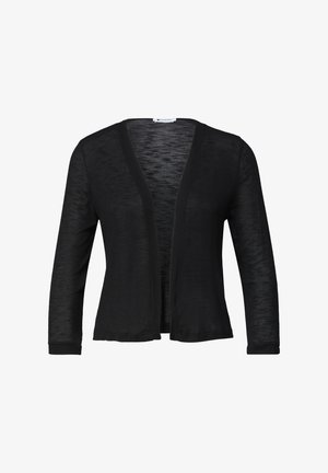 Street One, 3/4-ARM JACKE IN OFFENER PASSFORM - Cardigan - black
