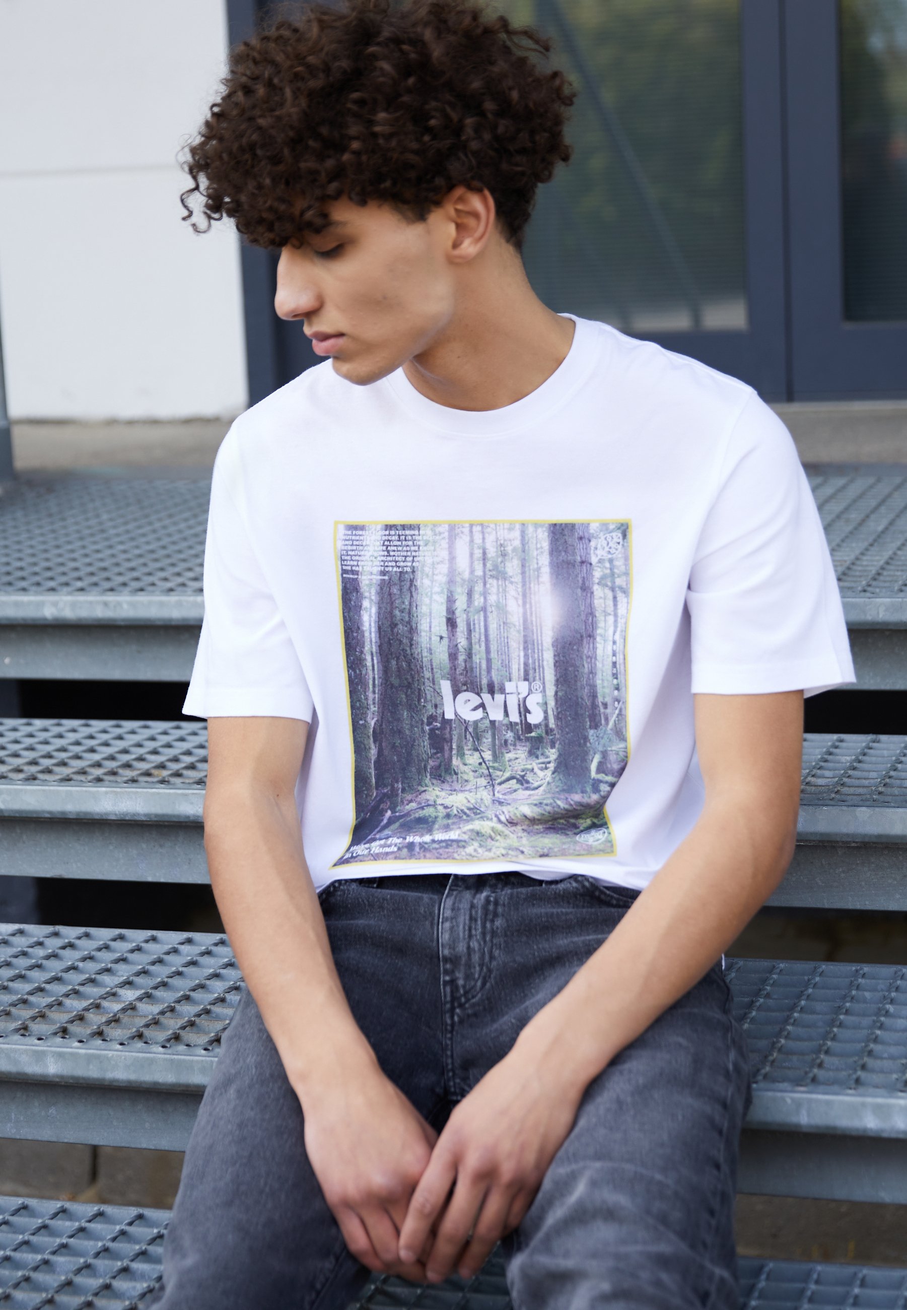 T-shirt - poster decay white 