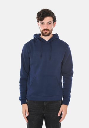 Felpa con cappuccio - blu