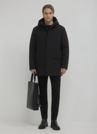 Calliope CON CAPPUCCIO  - Cappotto invernale - nero