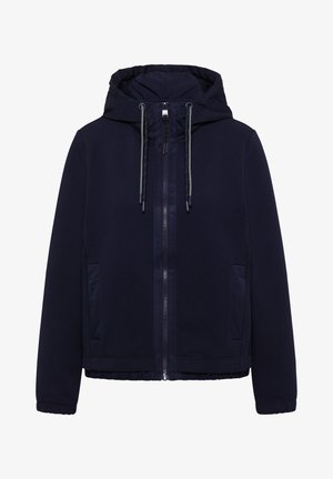 Cecil, JACKE MIT KAPUZE UND STRUKTURMIX - Giacca leggera - urban dark blue