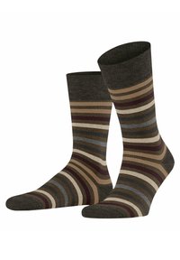 FALKE TINTED STRIPE - Calze - beech