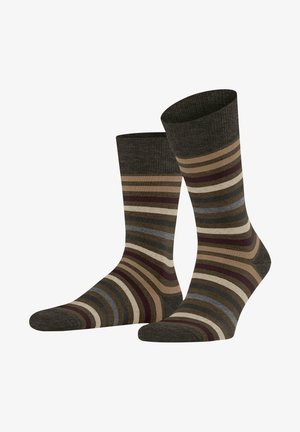 FALKE TINTED STRIPE - Calze - beech
