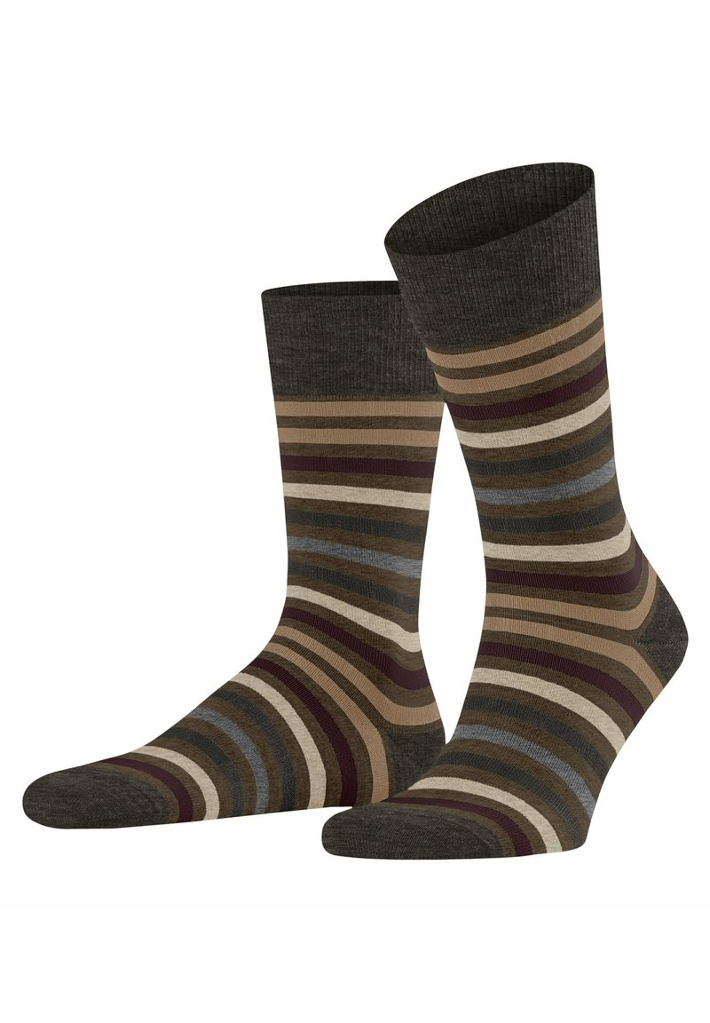 FALKE TINTED STRIPE - Calze - beech