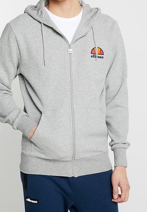 Mikina na zip - grey