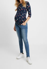 MAMALICIOUS Džíny Slim Fit - blue denim